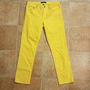 ralph lauren yellow jeans
